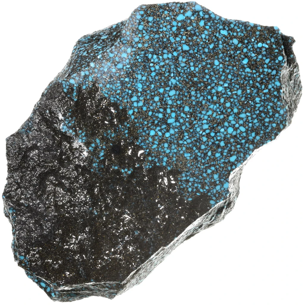 Spiderweb Turquoise Gibbsite Cabbing Rough Pyrite Crystal Shine $.50 ...