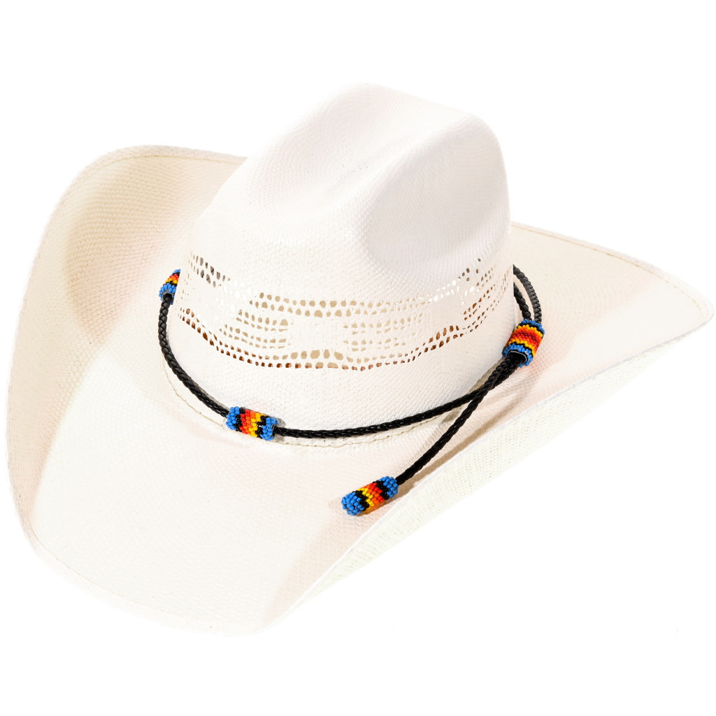 Beaded Hat Band Native American Style Southwestern Cowboy Rode