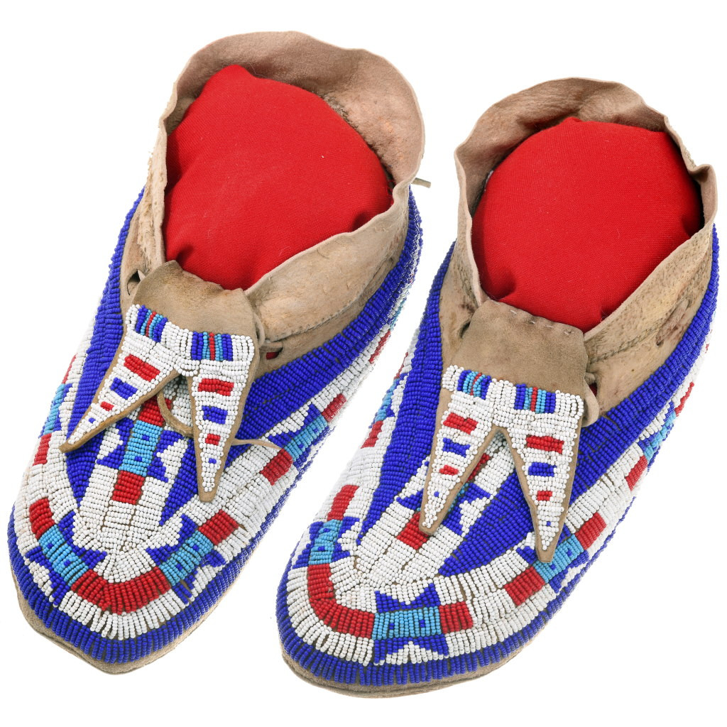 Beaded moccasins clearance