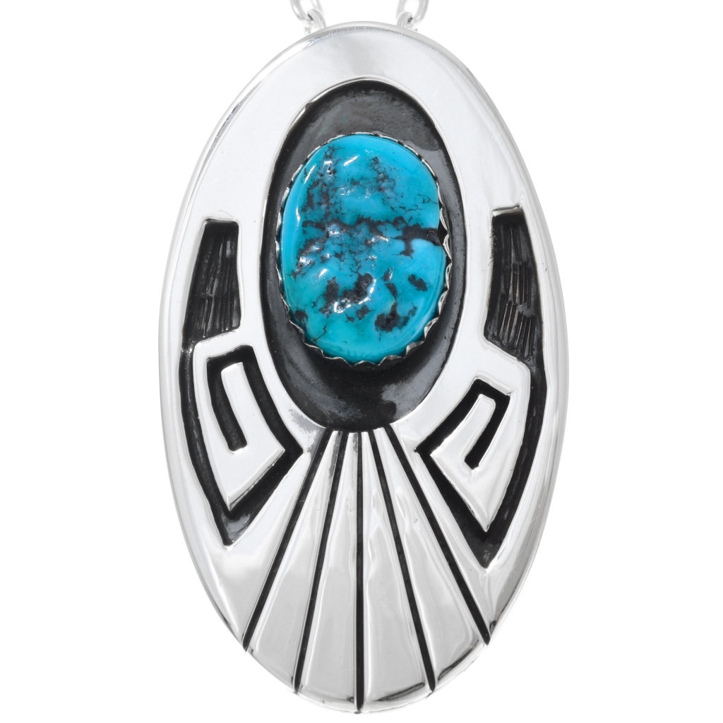 Navajo Silver + Raw Turquoise Beaded Necklace — FORM Atelier