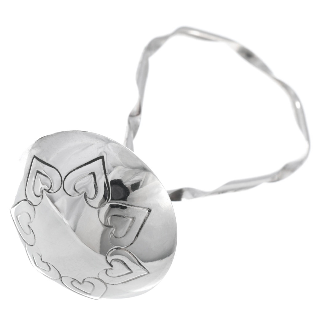Loop Handle Navajo Sterling Silver Baby Rattle 42984