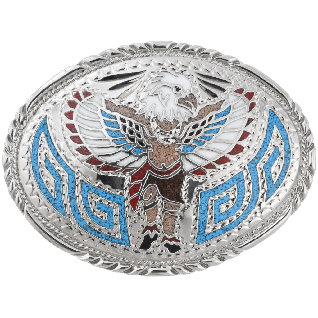Hopi Eagle Dancer Belt Buckle - Hopi Belt Buckle, Hopi Jewelry