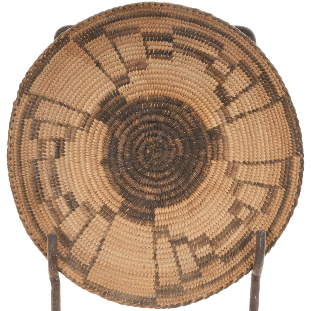 Grand Panier Ancien PIMA Amérindien Vintage - Vannerie Tribale SW PUEBLO