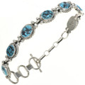 Navajo Turquoise Tennis Bracelet 26264