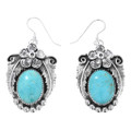 Matching Navajo Turquoise Earrings Necklace Jewelry Set 25497
