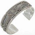 Navajo Sterling Cuff Bracelet 12782