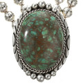 Turquoise Sterling Navajo Necklace 16004