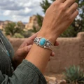 Authentic Native American Turquoise Bracelet Womens 23899