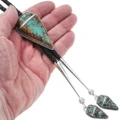 Matching Arrowhead Turquoise Bolo Tips 22848
