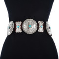 Navajo Indian Traditional Concho Belt 12957