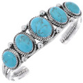 Turquoise Sterling Silver Ladies Bracelet 22553
