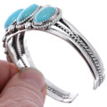 Ladies Navajo Natural Sleeping Beauty Turquoise Bracelet 22553