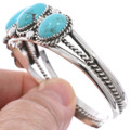 Ladies Navajo Natural Sleeping Beauty Turquoise Bracelet 22553