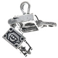 Sterling Silver Treasure Chest Charm 35457