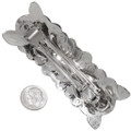 Hammered Silver Santa Fe Hair Clip 19323