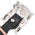 Southwest Silver Turquoise Silver Concho Belt 22946