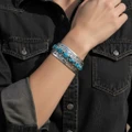 Turquoise Nugget Sterling Silver Southwest Cuff Womens 18393
