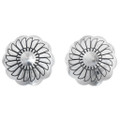 Sterling Silver Concho Earrings (High Shine) 20757