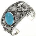 Navajo Turquoise Mens Cuff Bracelet 20622