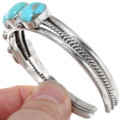 Turquoise Silver Cuff Bracelet 23550