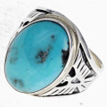 Mens Turquoise Ring 24338