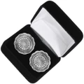 Silver Concho Cuff Links 19618