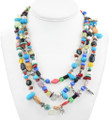 Navajo Treasure Bead Necklace 23522