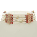 Turquoise Coral Bone Choker 26062