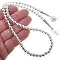 Sterling Silver Southwest Bead Necklace 25157