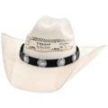 Sterling Concho Hatband 24343