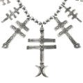 Sterling Navajo Cross Necklace 25743
