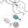 Sand Cast Silver Squash Blossom Necklace 24911