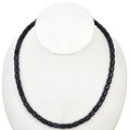 6mm by 8mm Dumortierite Beads 16 inch Strand 0344