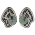 Inlaid Opal Southwest Earrings 26774