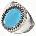 Native American Turquoise Mens Ring 26936