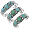 Royston Turquoise Native American Heavy Gauge Sterling Silver Bracelet 16846