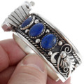 Ladies Silver Lapis Watch 24434