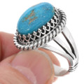 Turquoise Silver Ladies Ring 27810