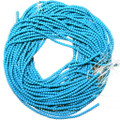 4mm Round Beads Man-Made Turquoise 25657