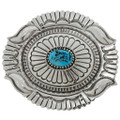 Kingman Turquoise Belt Buckle 26274