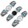 Native American Turquoise Watch Flex Band Timepiece Included 23032
