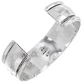 Authentic Navajo Sterling Silver Buffalo Bracelet 25916