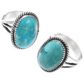 Turquoise Ring Navajo Made Sterling Silver Design 26502