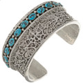 Natural Kingman Turquoise Cuff 26258