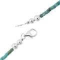 Navajo Turquoise Onyx Necklace 22233