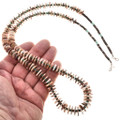 Spiny Oyster Heishi Navajo Bead Necklace 29445