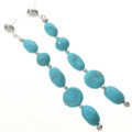 Turquoise Post Dangle Earrings 28399