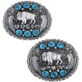 Native American Buffalo Belt Buckles 23656
