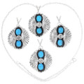 Natural Kingman Turquoise Sterling Silver Pendant 26927