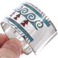 Navajo Turquoise Chip Inlay Bracelet 29599
